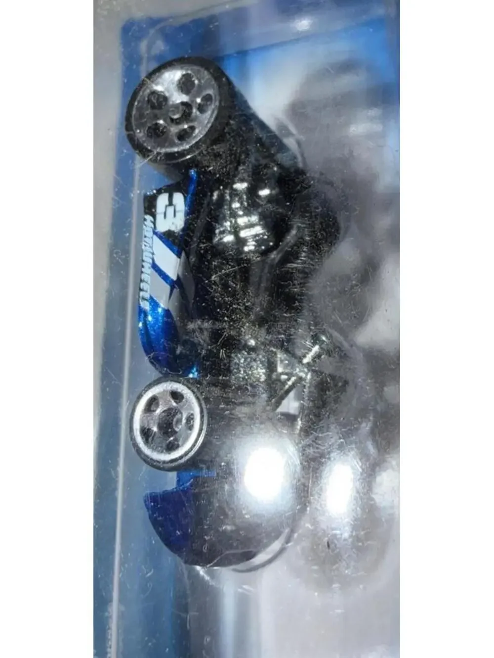 Hot Wheels Go Kart Blue 135/180 2007 All Stars New On Card